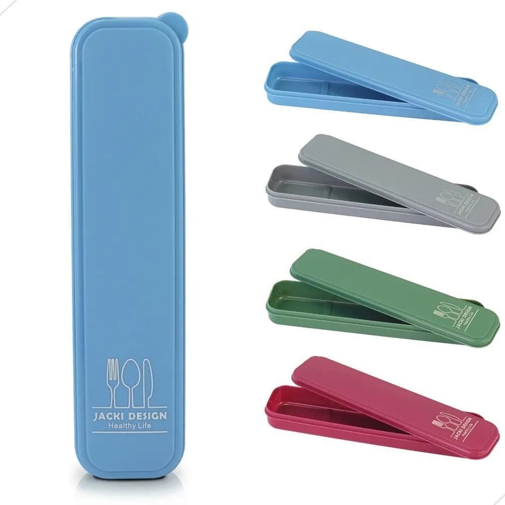 3X Porta Talher Portátil Individual Prático Para Marmita Bol