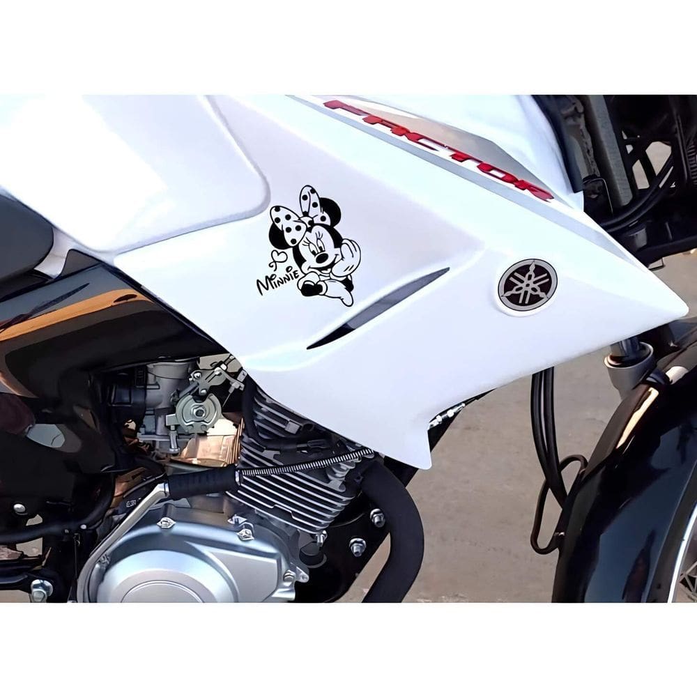 Adesivo De Moto Minnie Mod 2