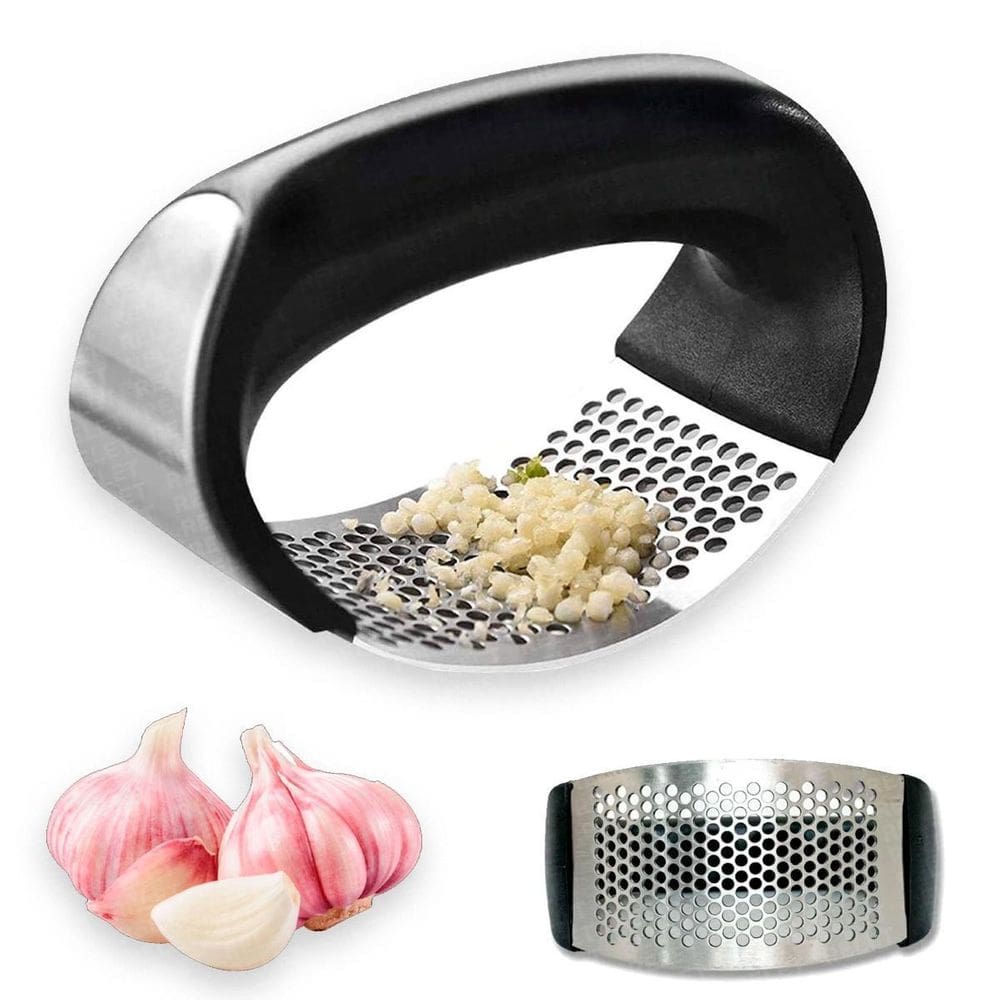 Amassador Esmagador De Alho Manual Inox Triturador Cozinha