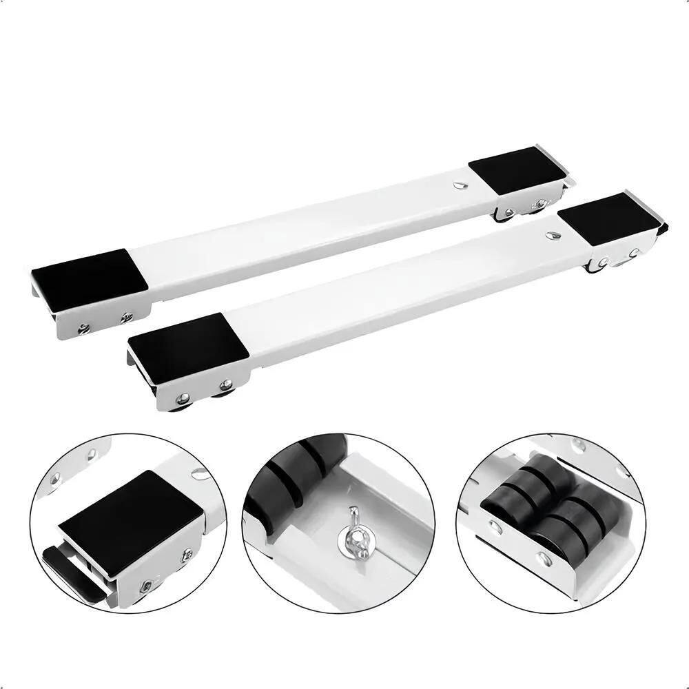 2X Suporte De Rodinhas Geladeira Fogão Máquina De Lavar Free