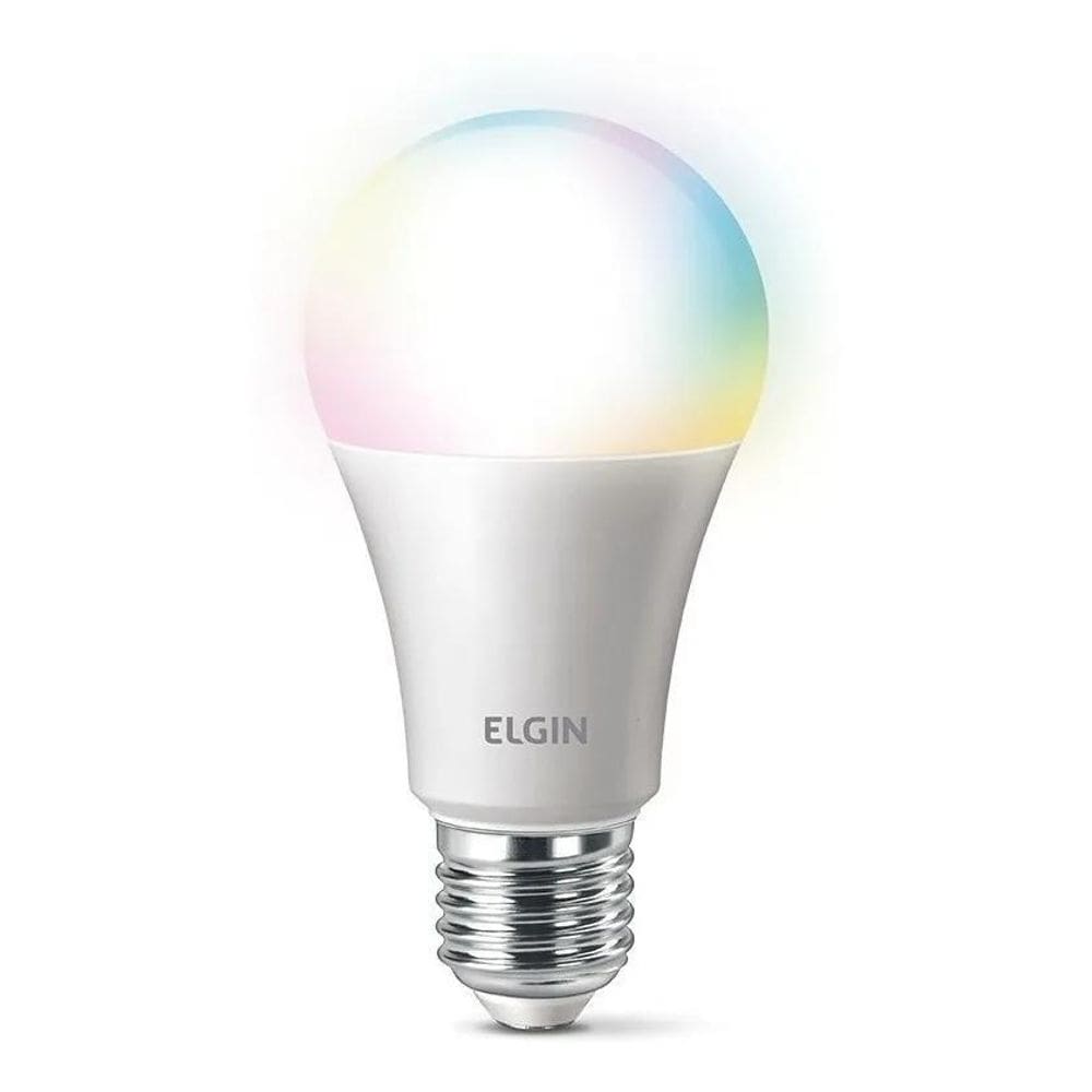 Lâmpada Led 10W Rgb Inteligente Wifi Smart Color - Elgin