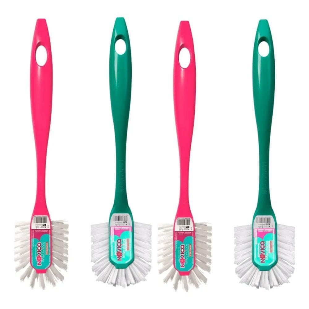 2X 4X Escova Longo Alcance Multiuso Limpeza Cozinha Pia Novi