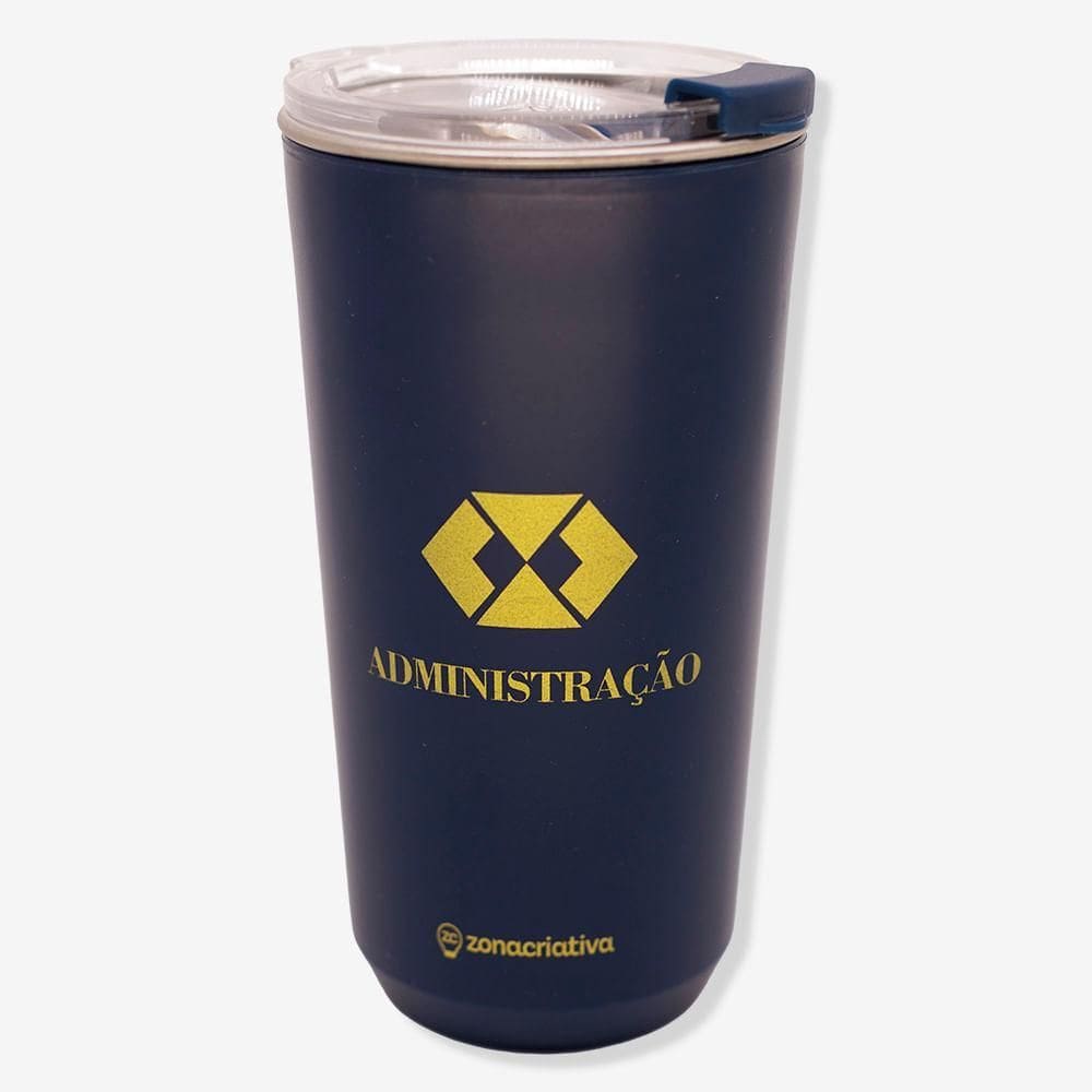Copo Sky Profissões Administração Azul - Zonacriativa
