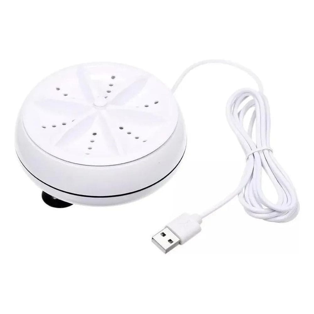 2X Mini Maquina Lava Roupas Panos Portatil Balde Usb Lavadou