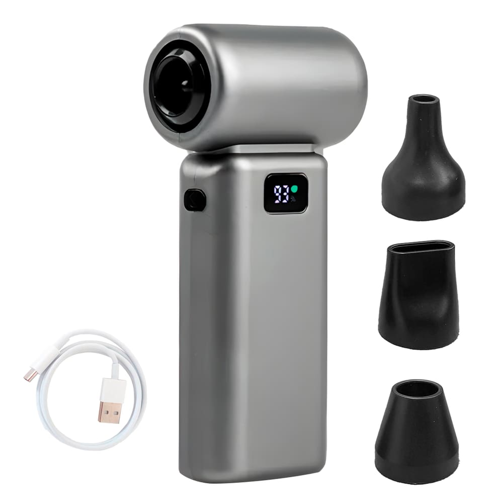 Mini Soprador Ventilador Turbo Portátil Recarregável USB-C