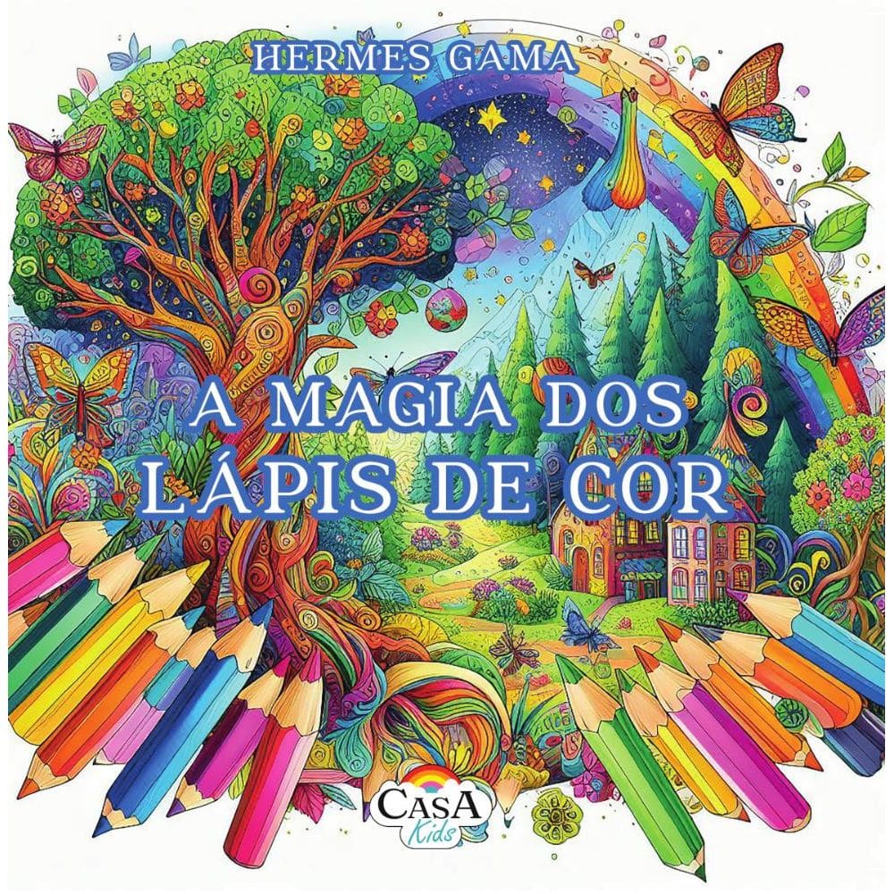 A magia dos lápis de cor