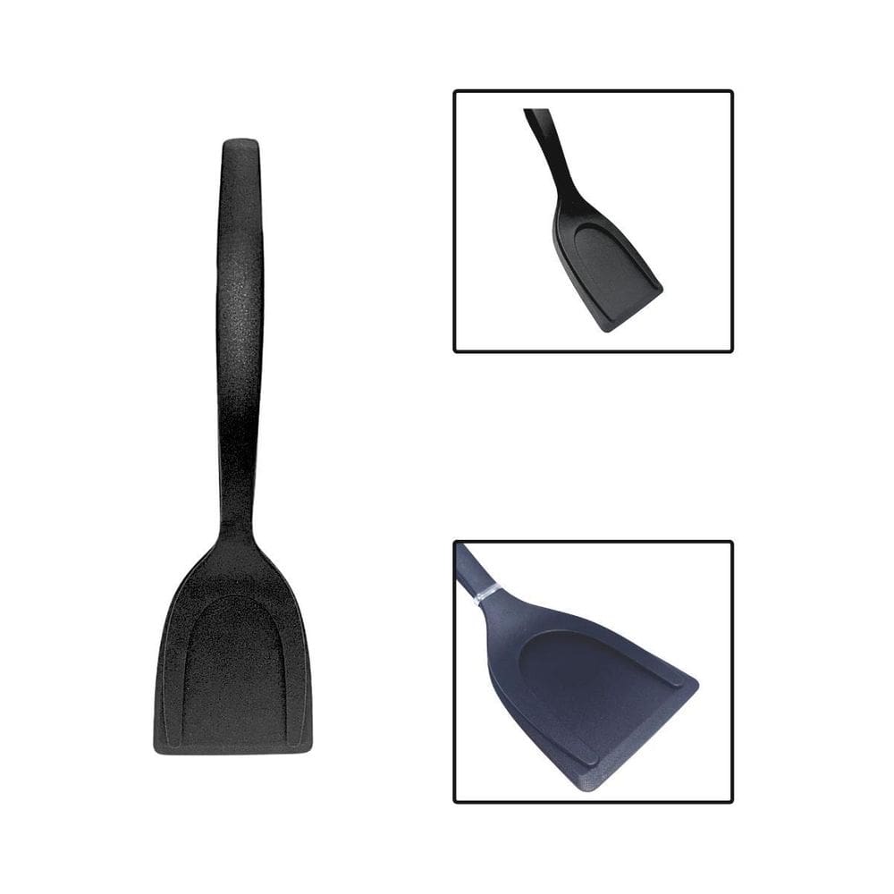 Espátula Pinça Preto Polipropileno