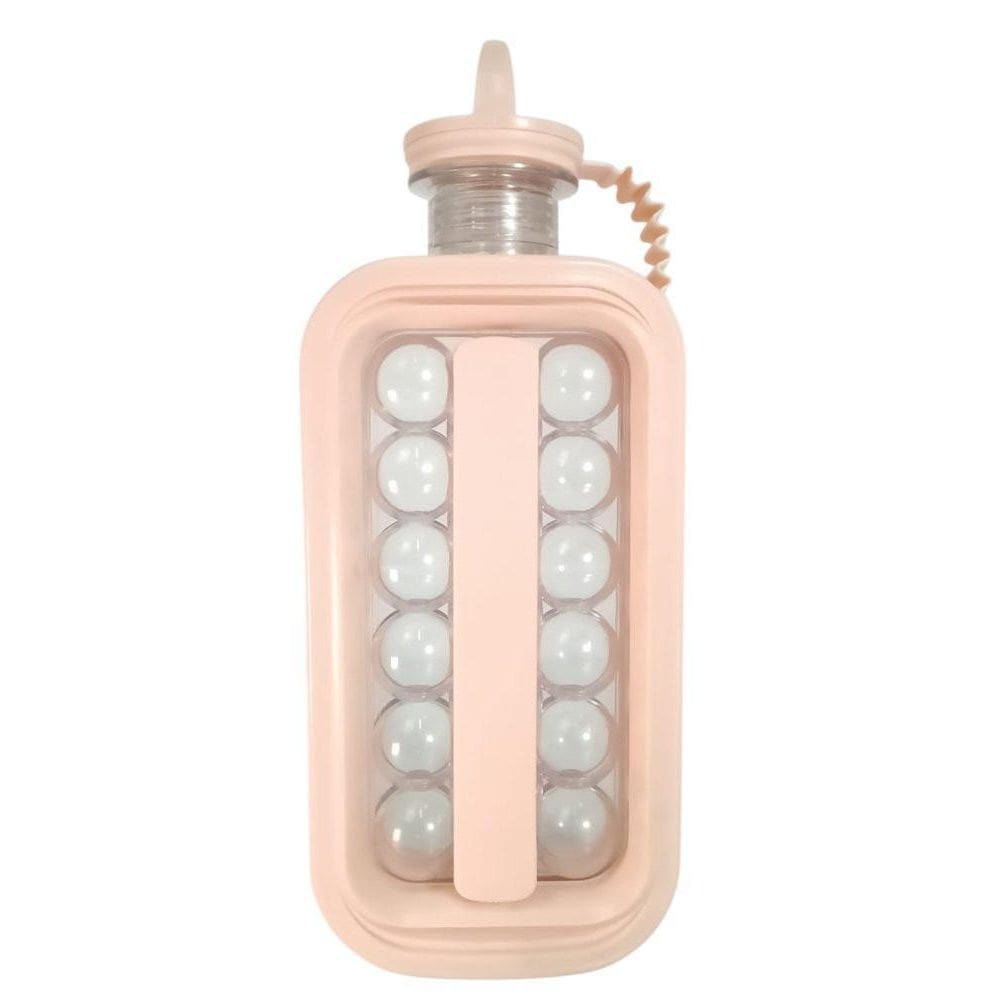 Forma Para Gelo Com 12 E Alça Para Transporte - Rosé