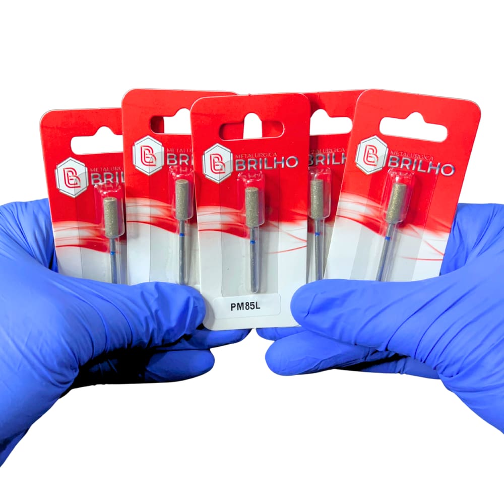 Broca Diamantada 085L Brilho – Kit com 5 Brocas