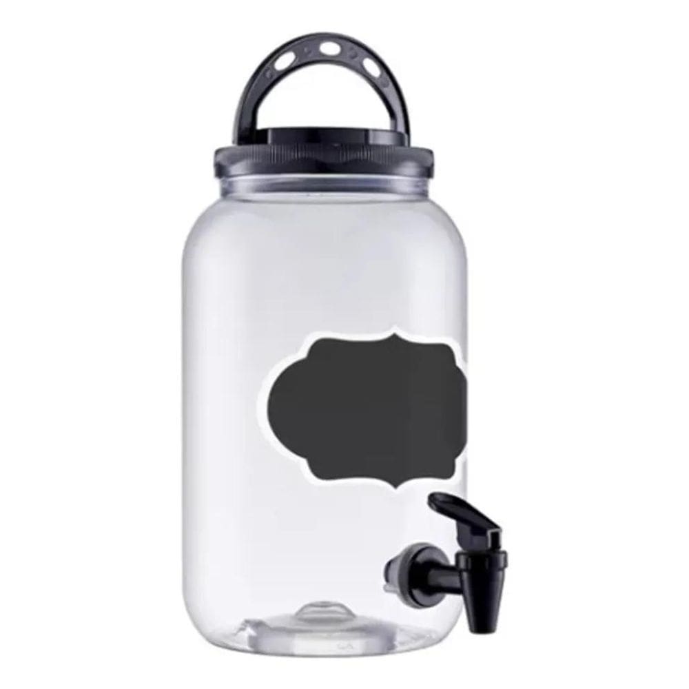 10X Garrafa Suqueira Com Torneira 3 Litros Tampa Camping Pr