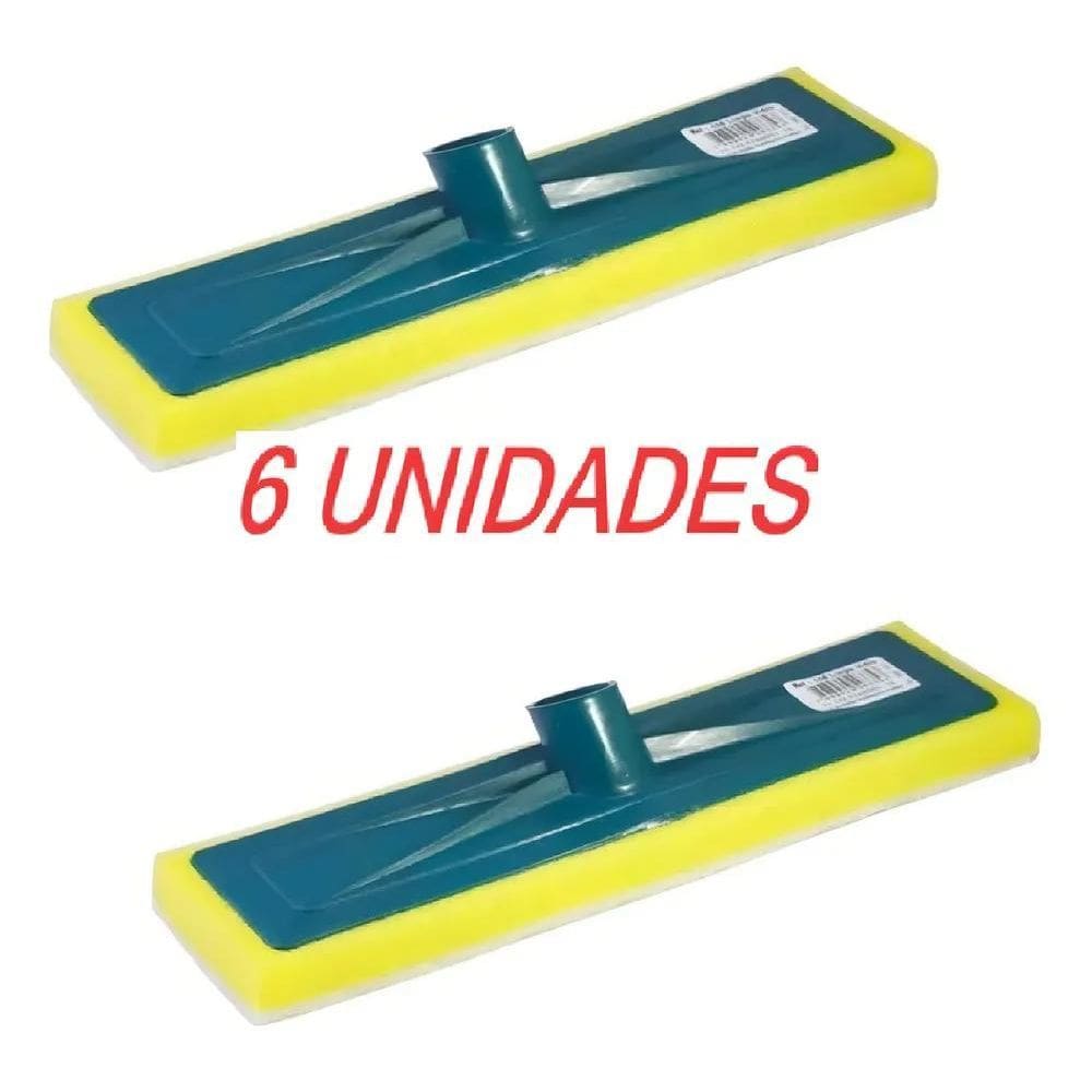 10X 6 Rodo Limpa Lava Vidro Box Janela Esponja Limpeza S/ C