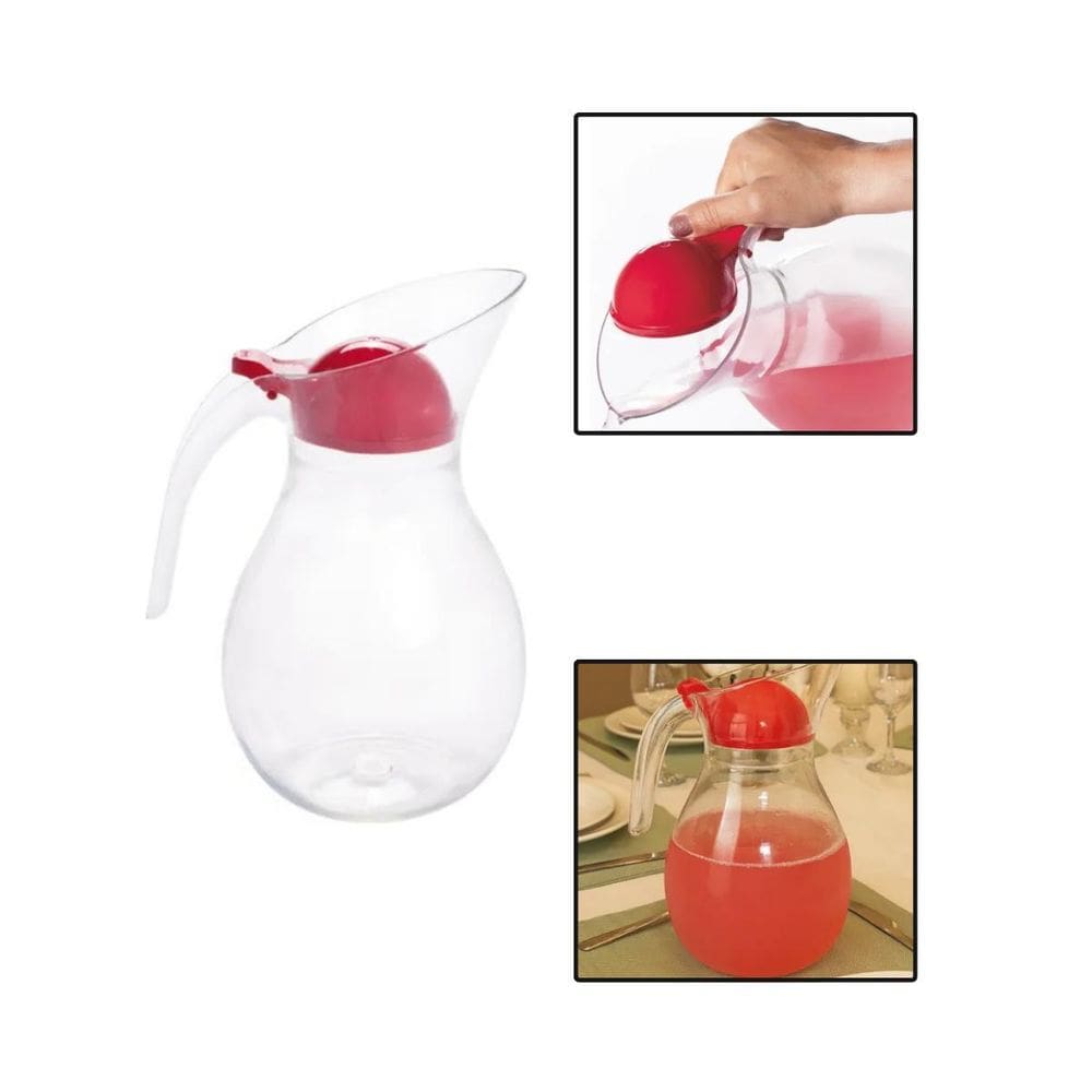 Jarra De Plastico Com Tampa E Alca 2L