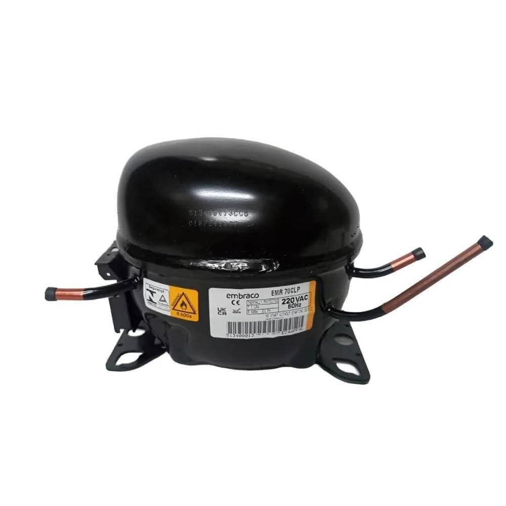 Compressor Embraco 1/5 Hp R600 EMR70CLP sem resfriador - 220V