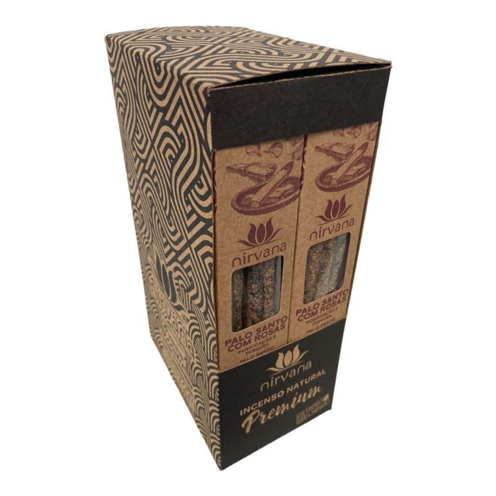 Incenso Natural Nirvana Premium 12 Cxs Com 5 Varetas-Escolha