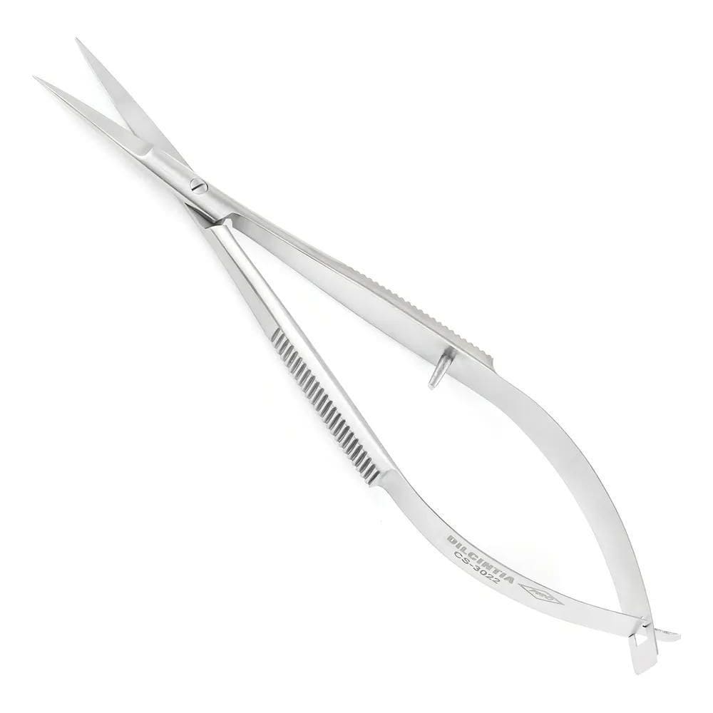 2X Tesoura Reta Design Sobrancelha Aço Inox Alta Precisão