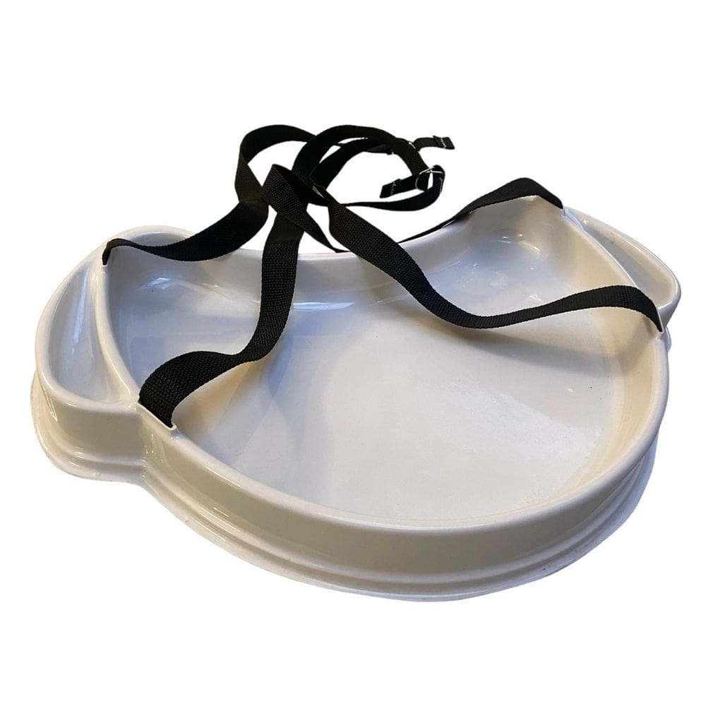 Bandeja Degustação Meia Lua Com Alça Na Cor Preta