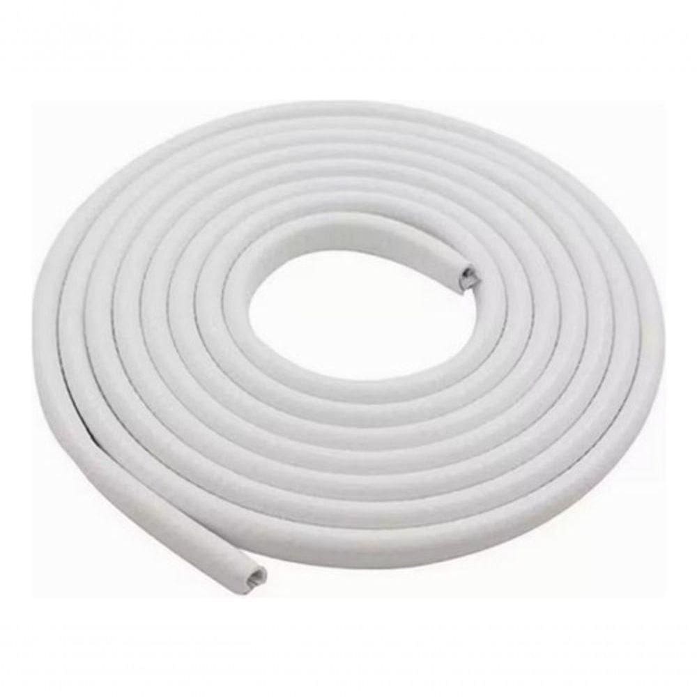Borracha Couro Cobra Proteção Da Porta 7x14 Mm Branca 10 M [f103]