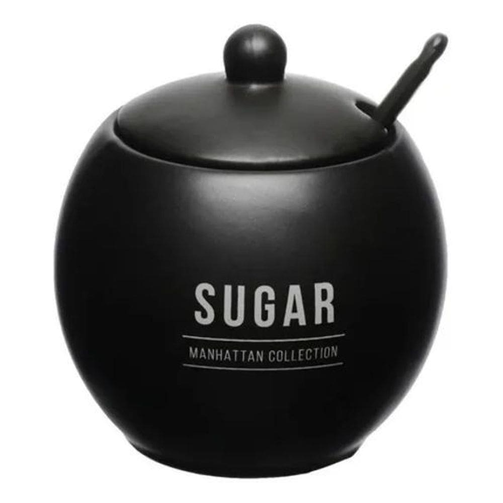 2X Açucareiro Porcelana 350Ml Hauskraft Manhattan