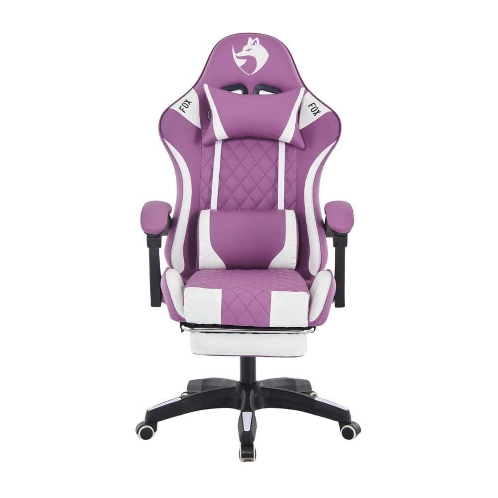 Cadeira Gamer Fox Racer Luna Com Apoio De Pés Ut-b200 Lilás