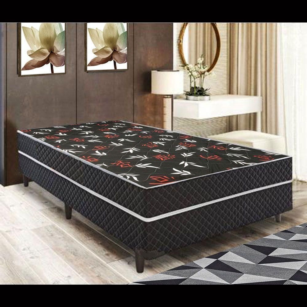 Cama Box Solteiro Conjugada Premium 188x88x43 (10cm)