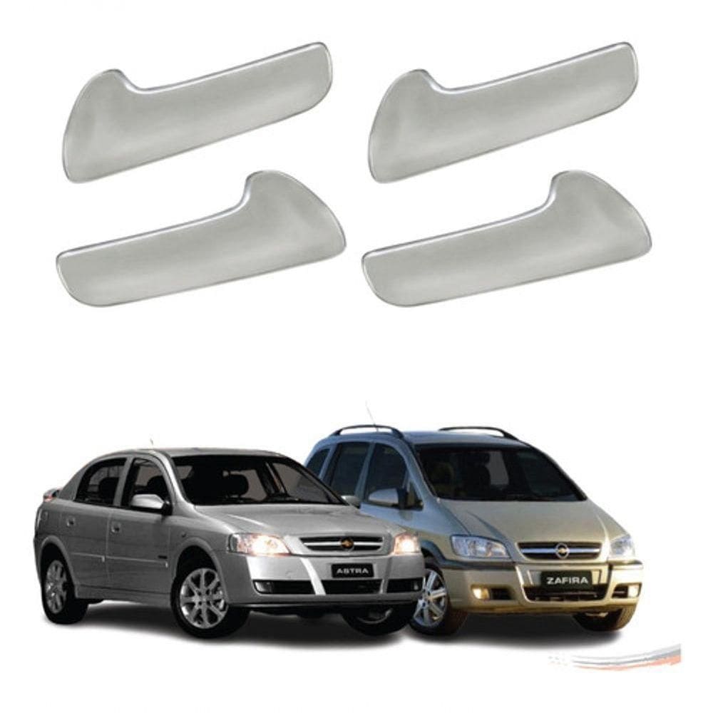 Kit Completo 4 Maçanetas Inter Cromadas Astra 98 A 02 Zafira [f103]