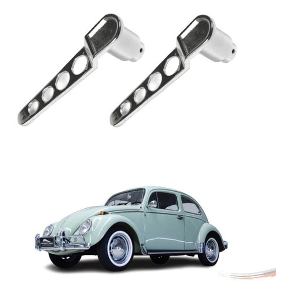 Par Maçaneta Interna Esportiva Cromada Kombi G1 Fusca Até 77 [f103]