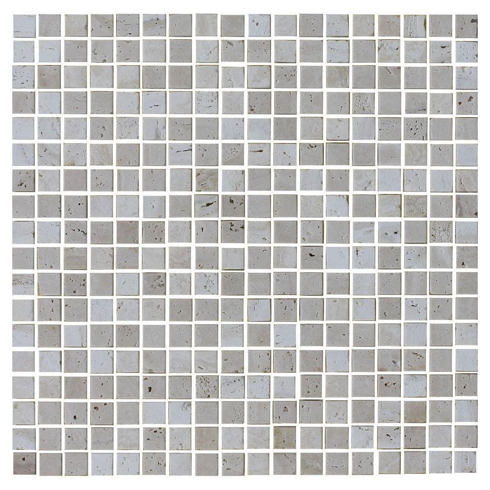 Pastilha De Pedra Natural Travertino 1,5x1,5 Placa 30x30cm - 1314004006