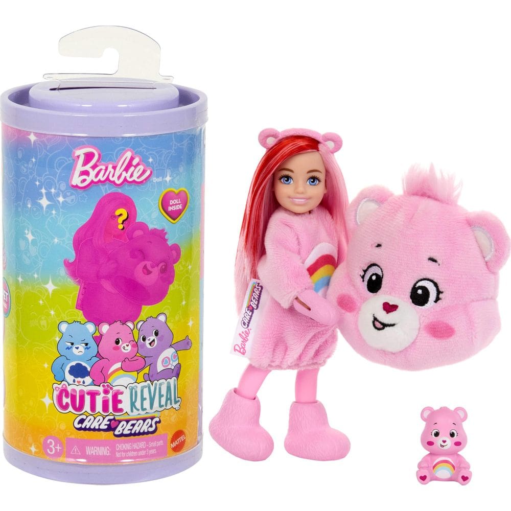 Boneca Barbie Cutie revela Chelsea com fantasia de Care Bears
