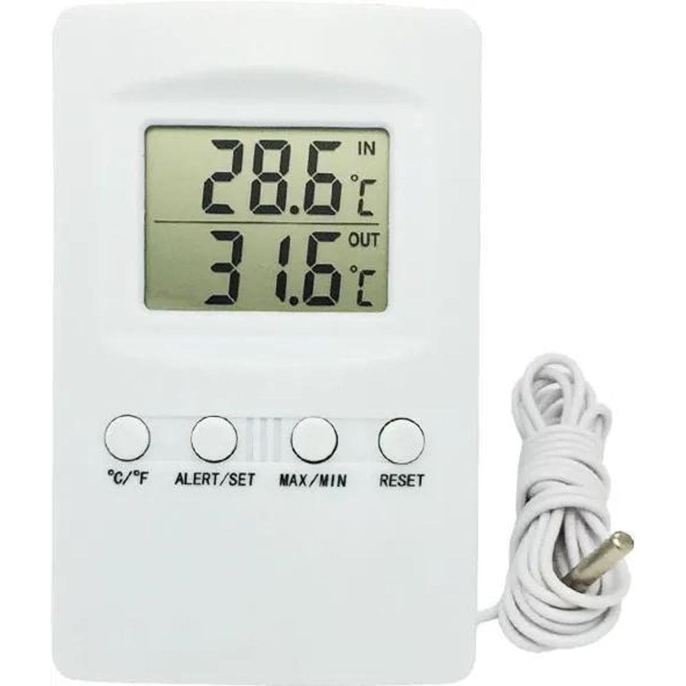 2X Termometro Temperatura Maxima E Minima In/Out