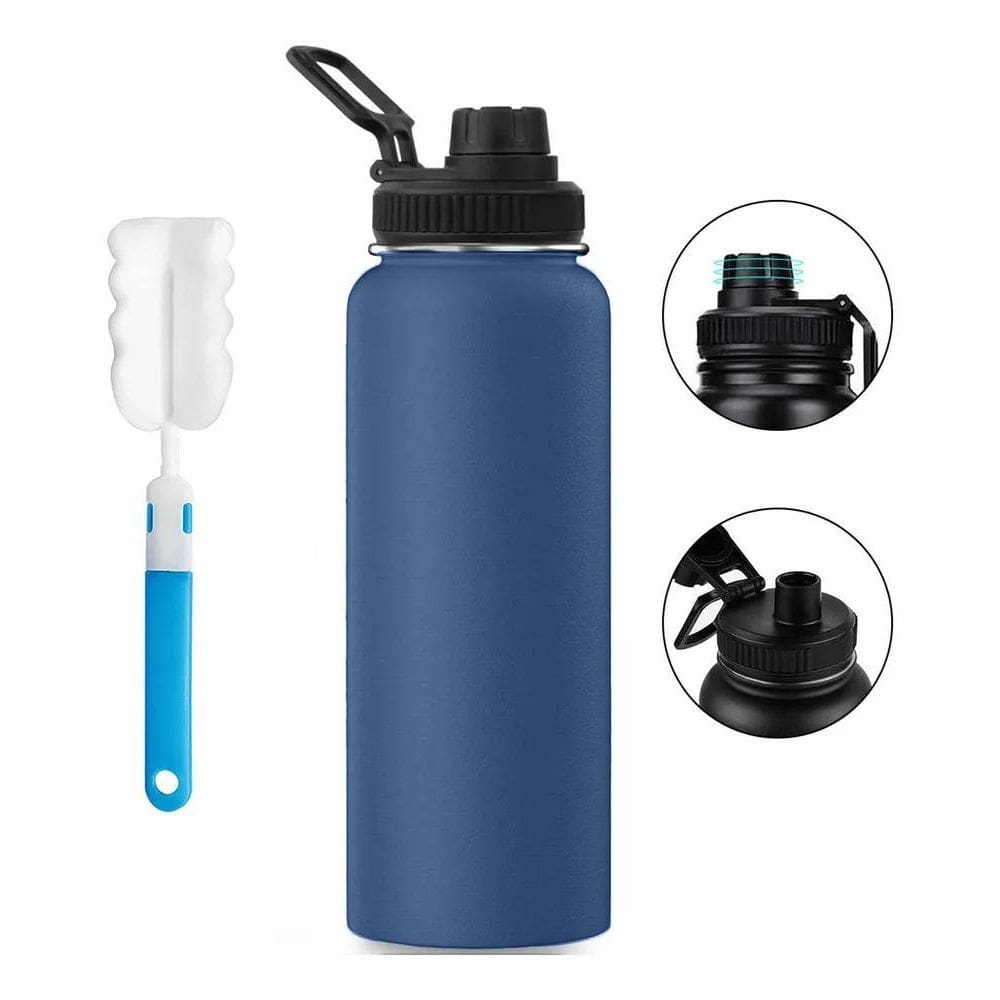 10X Garrafa Térmica 1200Ml Isolada A Vácuo Água Gelada Espo