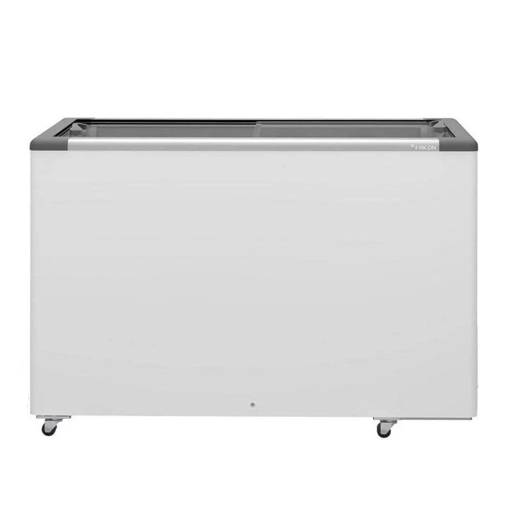 Freezer Conservador Horizontal Fricon 411 Litros Baixa Temperatura Tampa de Vidro Branco HCEB 411 V 220V
