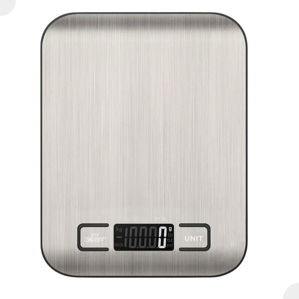 2X Balança De Cozinha Digital Inox Até 10Kg Alimentos Portát