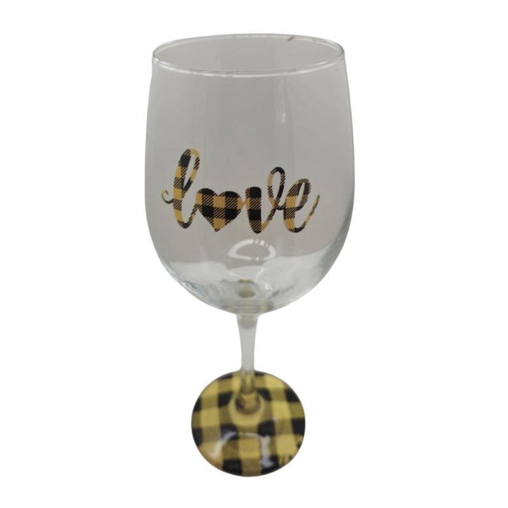 Taça Love Namorados Casal Personalizada Vinho Amarela 490 Ml