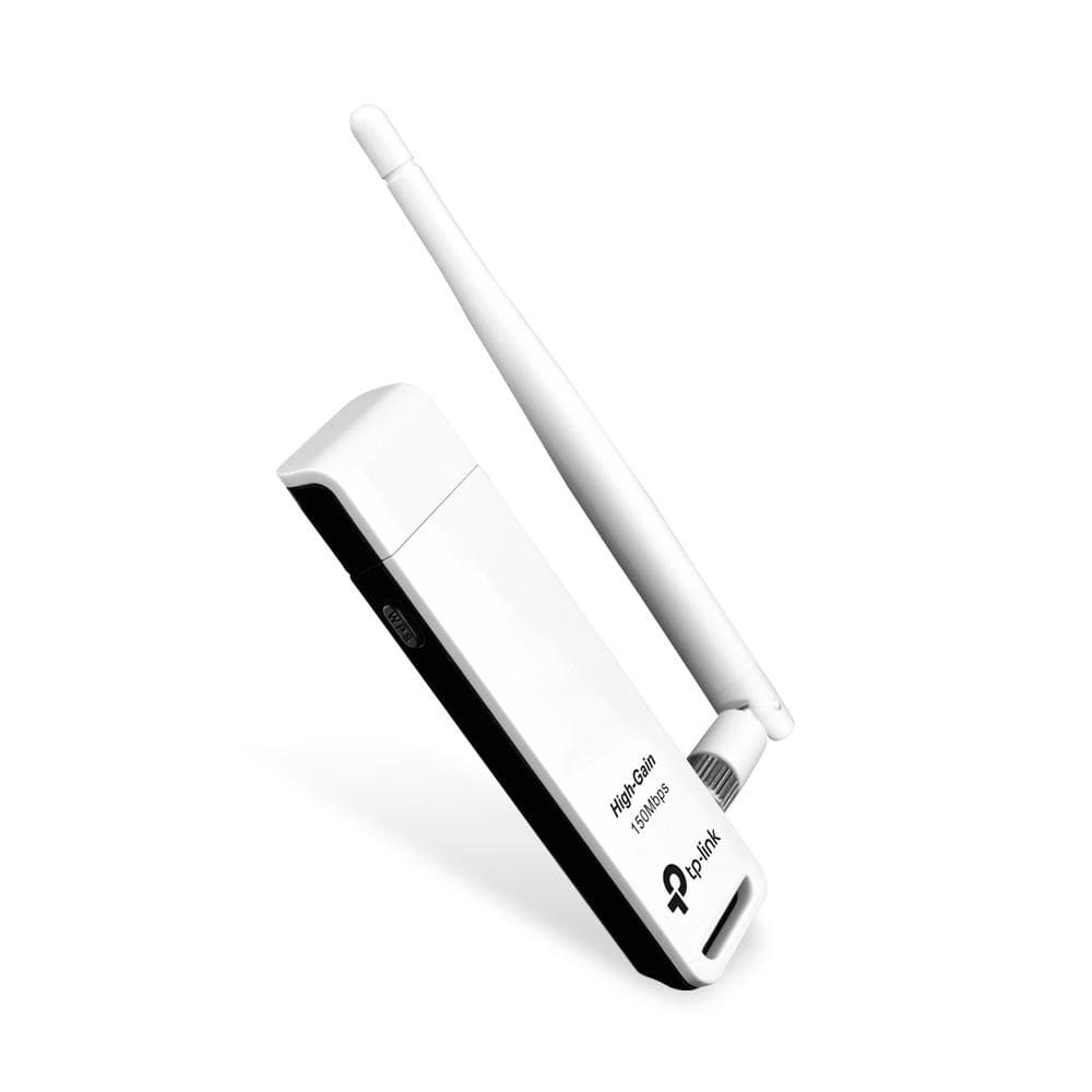 Adaptador Wireless USB TP-Link 150Mbps TL-WN722N Branco