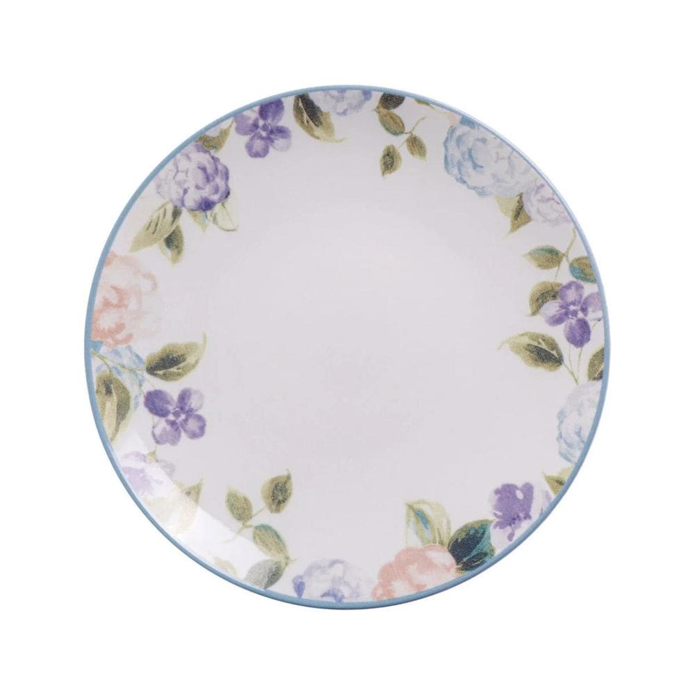 Prato De Sobremesa 19Cm Aura Tramontina Porcelana Florido