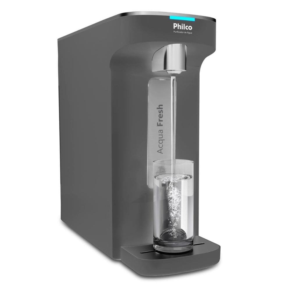 Purificador de Água Natural e Gelada Philco Ppu12c Cinza Bivolt
