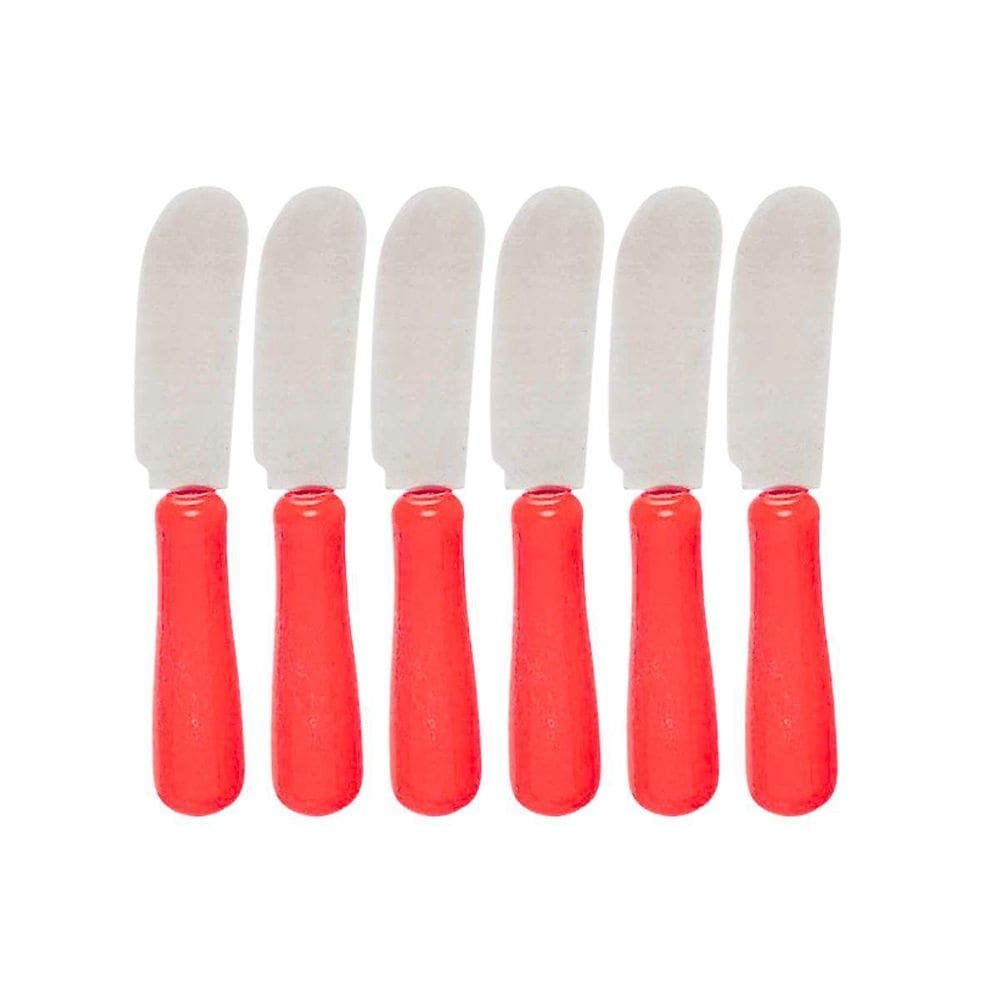 Kit 6 Espátulas Em Aço Inox