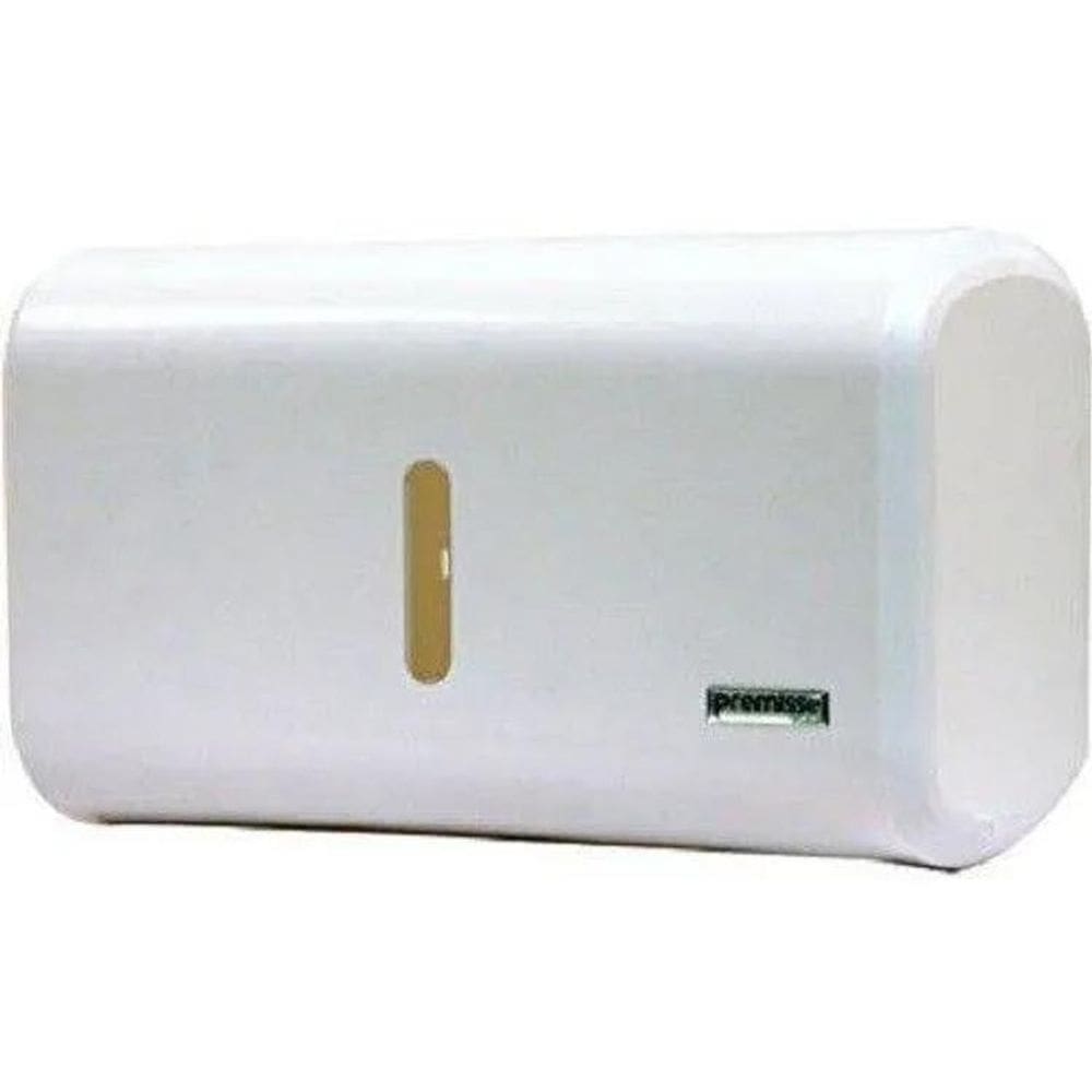 10X Dispenser Compacto Toalheiro Interfolha Banheiro Cozinh