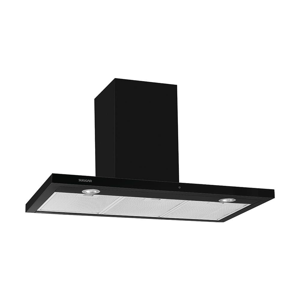 Coifa De Parede Suggar 90cm Slim Touch Display Digital TP1192PT Preto 220v