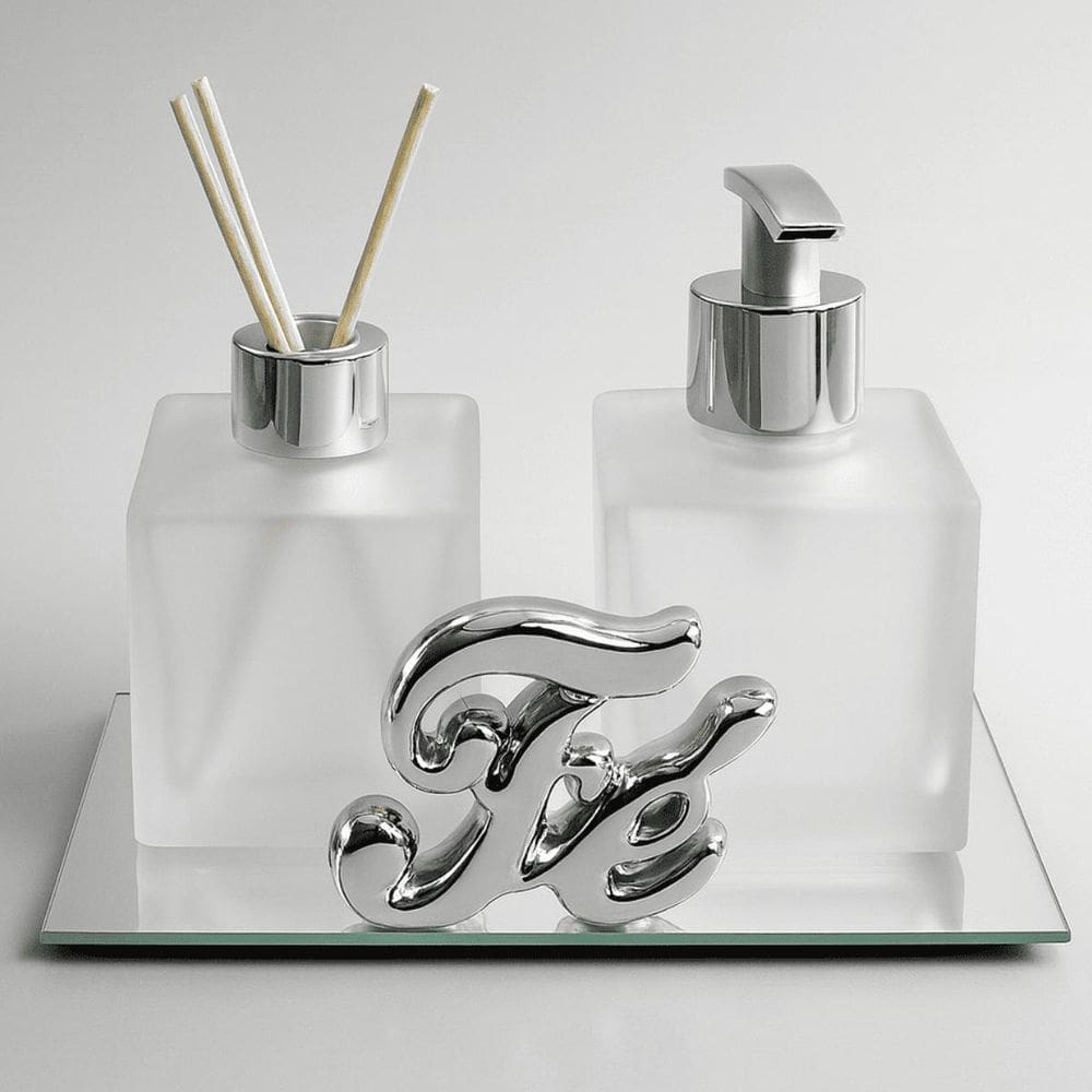 Kit Banheiro Aromatizador De Ambiente Porta Sabonete Líquido