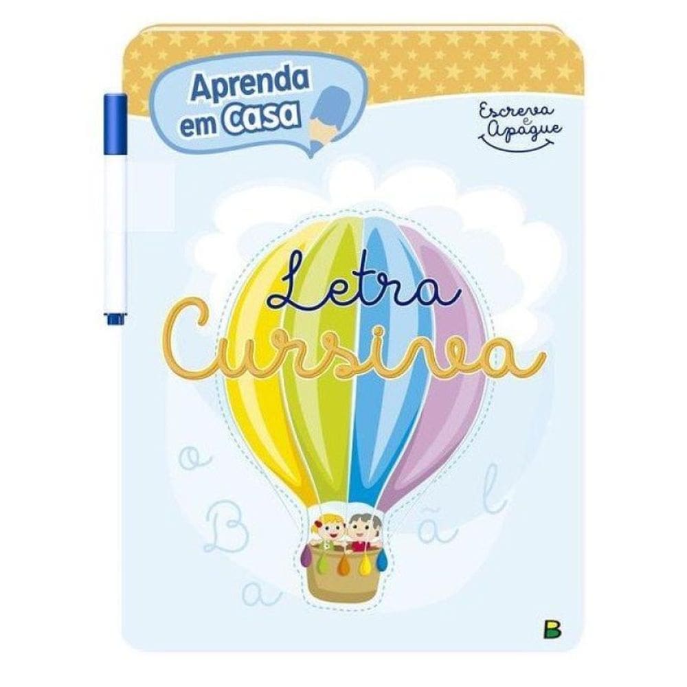 Aprenda Em Casa Escreva E Apague: Letra Cursiva
