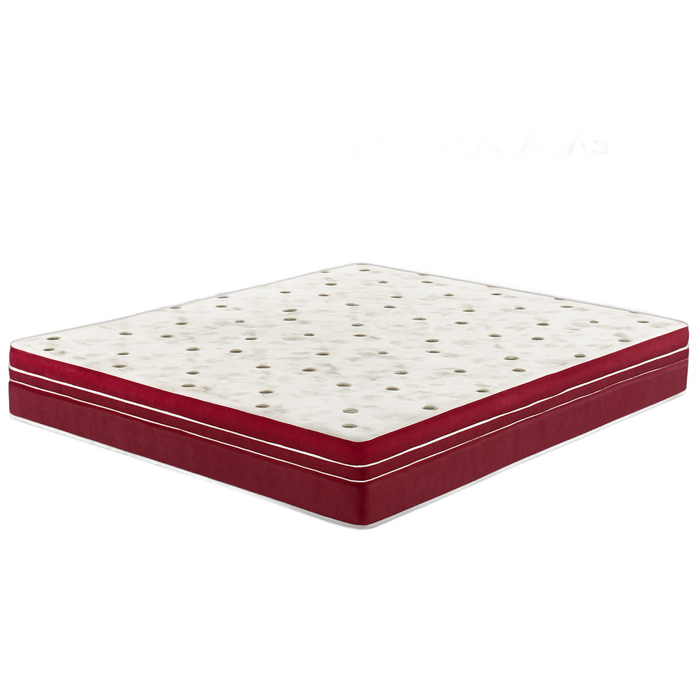 Colchão Molas Ensacadas 138x188x20 - Lateral Vinho PREMIUM