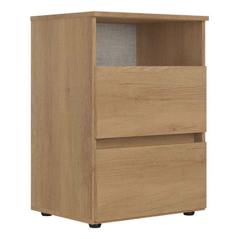 Mesa de Cabeceira 2 Gavetas Condessa Capuccino - THB