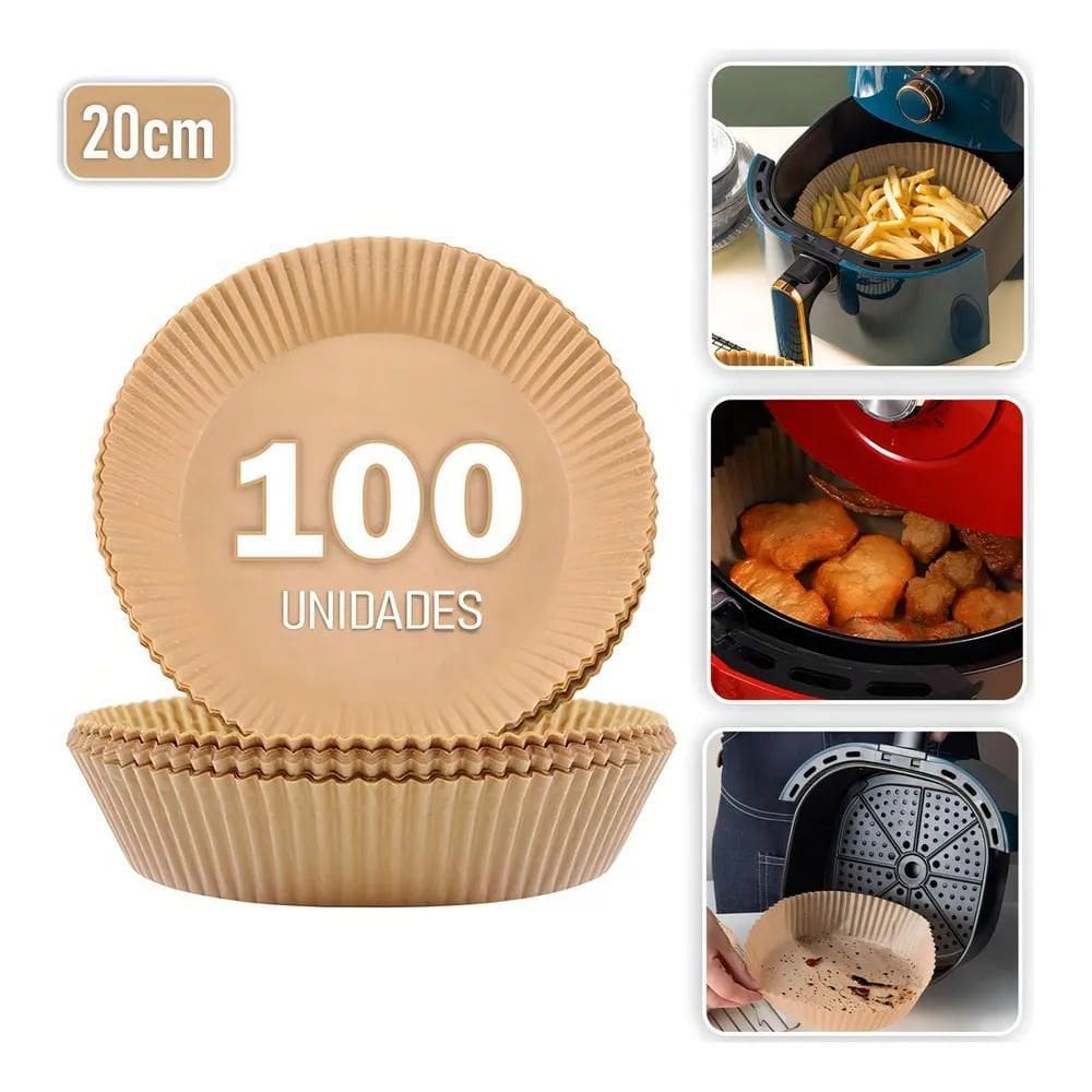 10X Cesta Para Fritar Top Chef Forma Air Fryer Forro