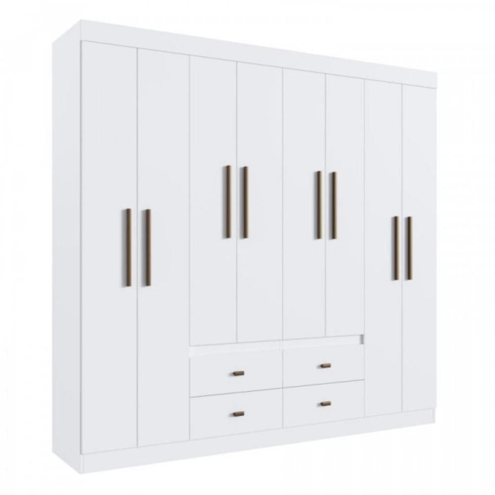 Guarda-Roupa Casal Doripel Las Vegas 100% MDF 8 Portas 4 Gavetas