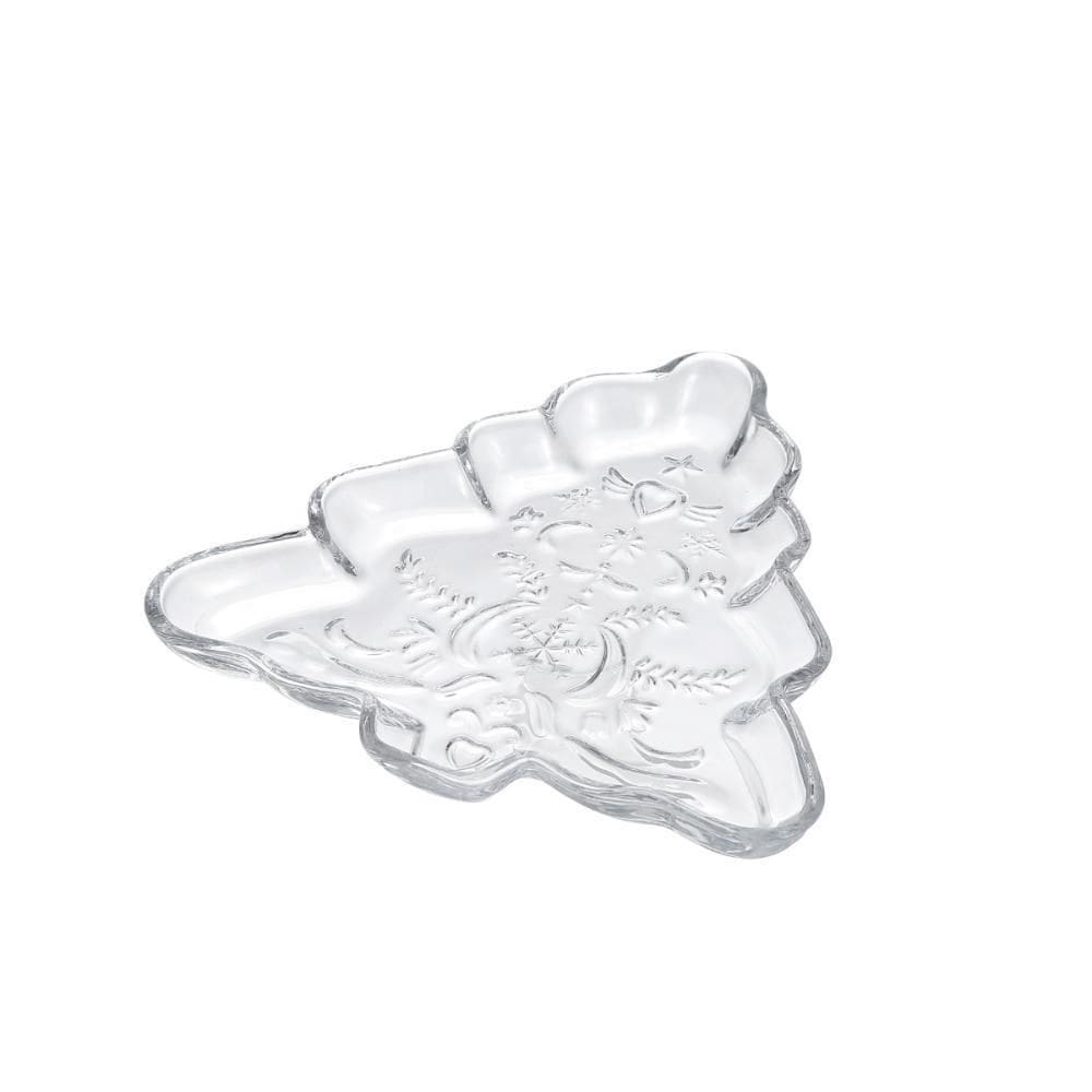 Mini Prato Decorativo Árvore De Vidro 1Pc 22.2X21.2X2.7Cm