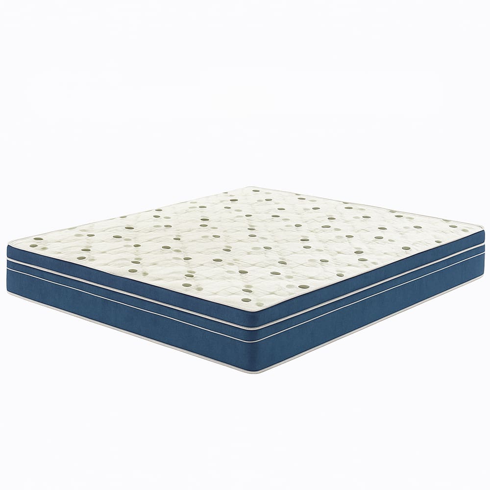 Colchão Molas Ensacadas 158x198x28 - Lateral Azul PREMIUM