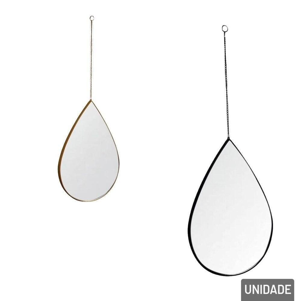 Espelho Gota 39x26cm Decorativo Color - Tudo em Caixa