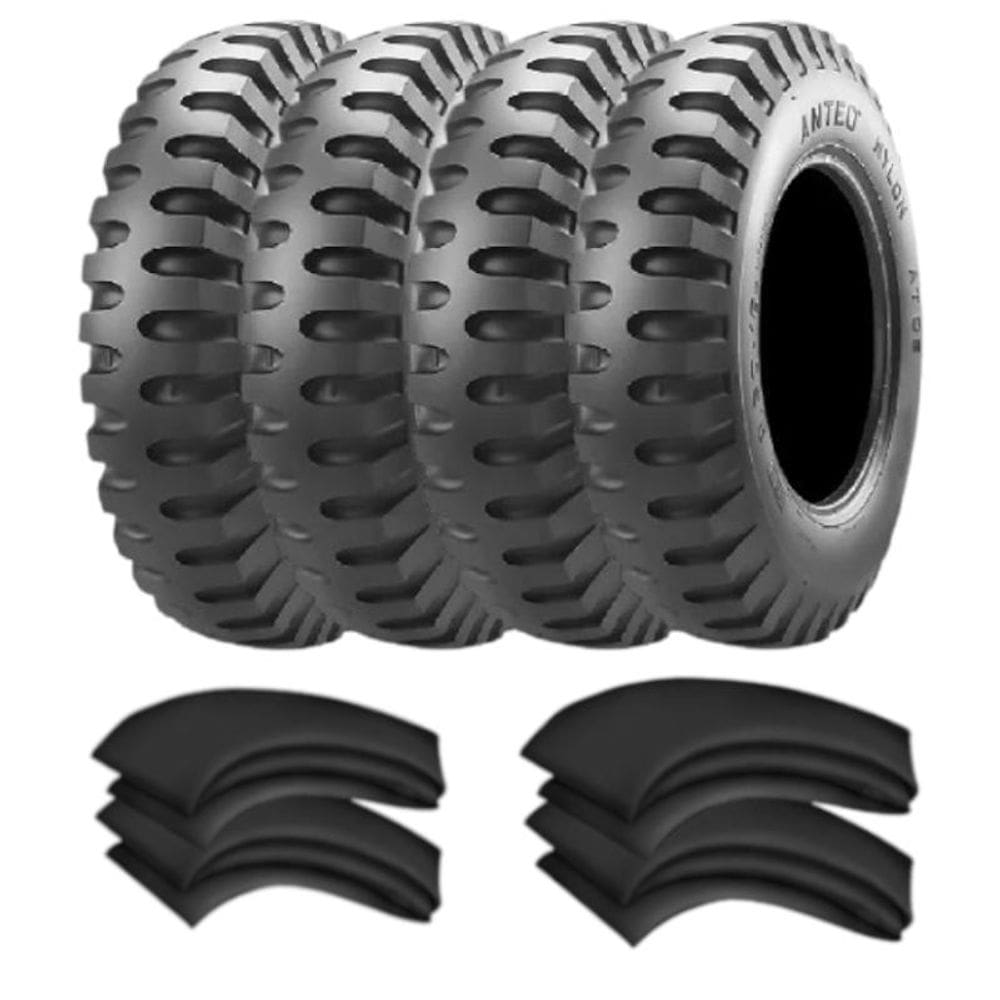 Kit 4 Pneus 650-16 10L 108/107L At06 Militar Anteo + Câmara