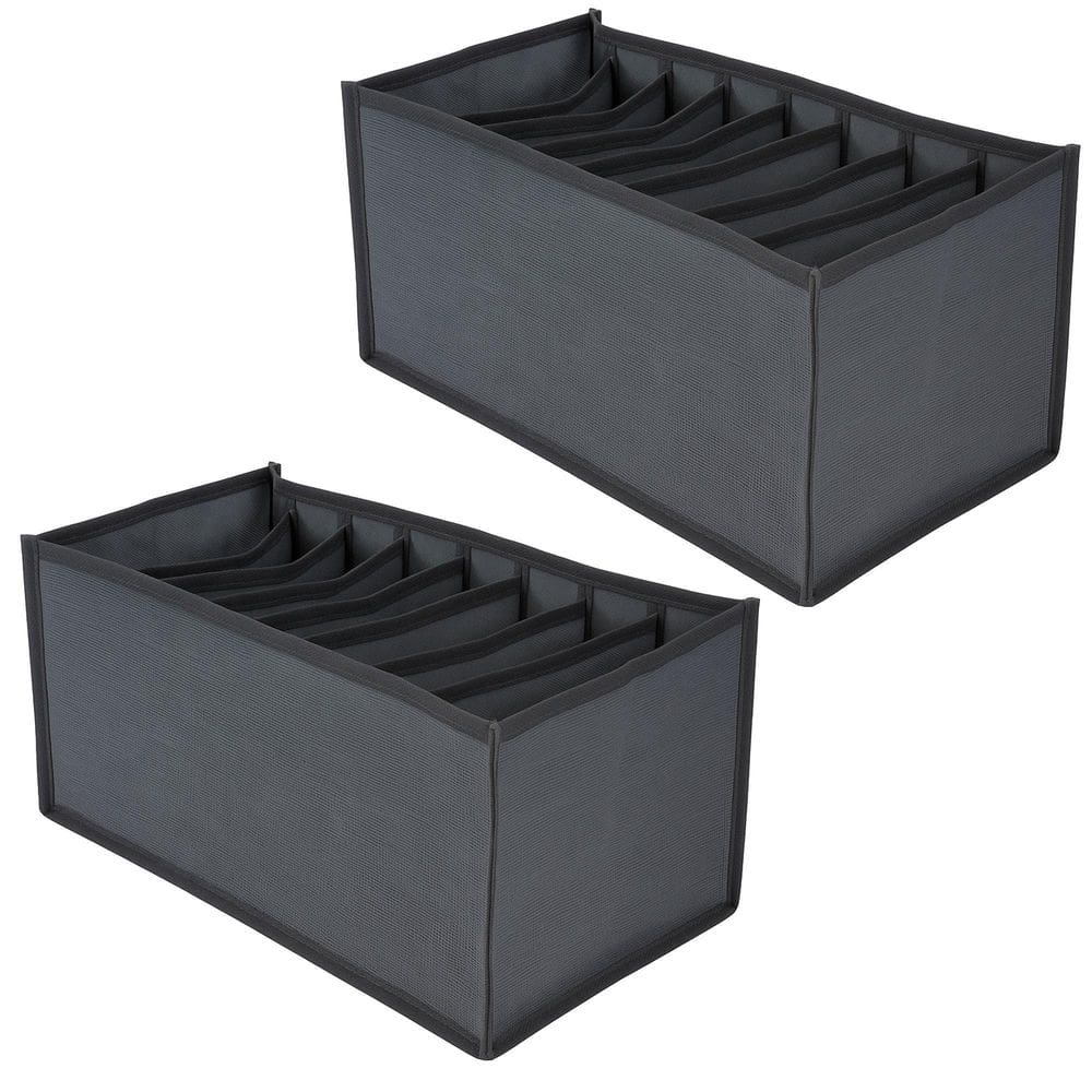 Kit 2 Organizador Gaveta Colmeia 9 Divisórias Roupa Íntima